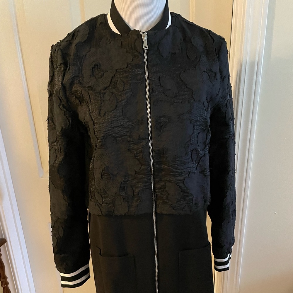 Very unique JNBY long bomber style jacket